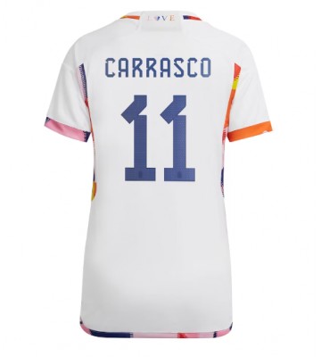 Belgien Yannick Carrasco #11 Udebanetrøje Dame VM 2022 Kort ærmer